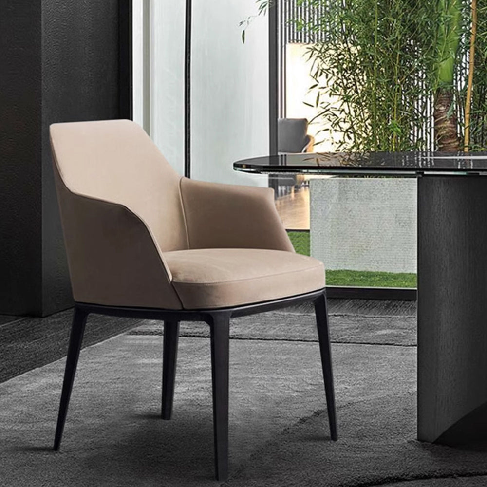 LIVARA DC1051 Simple Style Dining Chair Solid Wood Frame