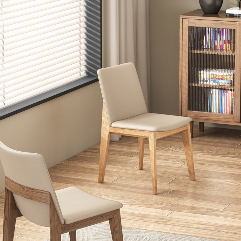 LIVARA DC1062 Modern Minimalist Style Dining Chair Ash Wood Frame