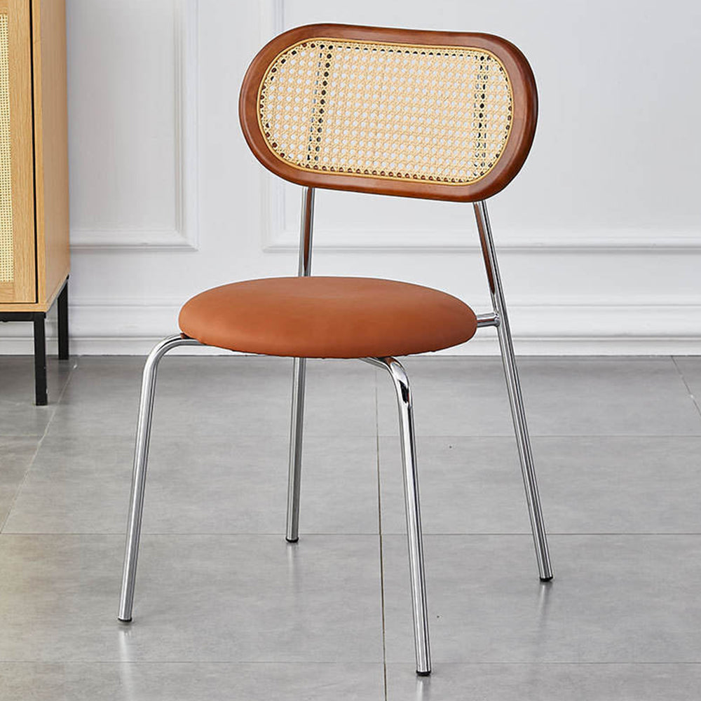 LIVARA DC1066 Minimalist Style Dining Chair Stainless Steel Legs