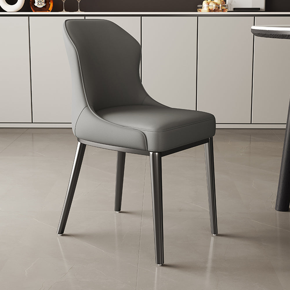 LIVARA DC1073 Faux Leather Fabric Dining Chair Soft Padded Cushion