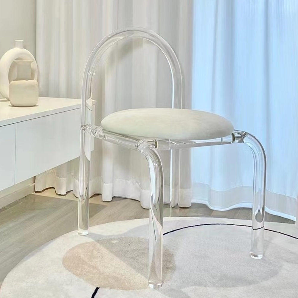 LIVARA DC1080 Acrylic Material Dining Chair Modern Minimalist Style