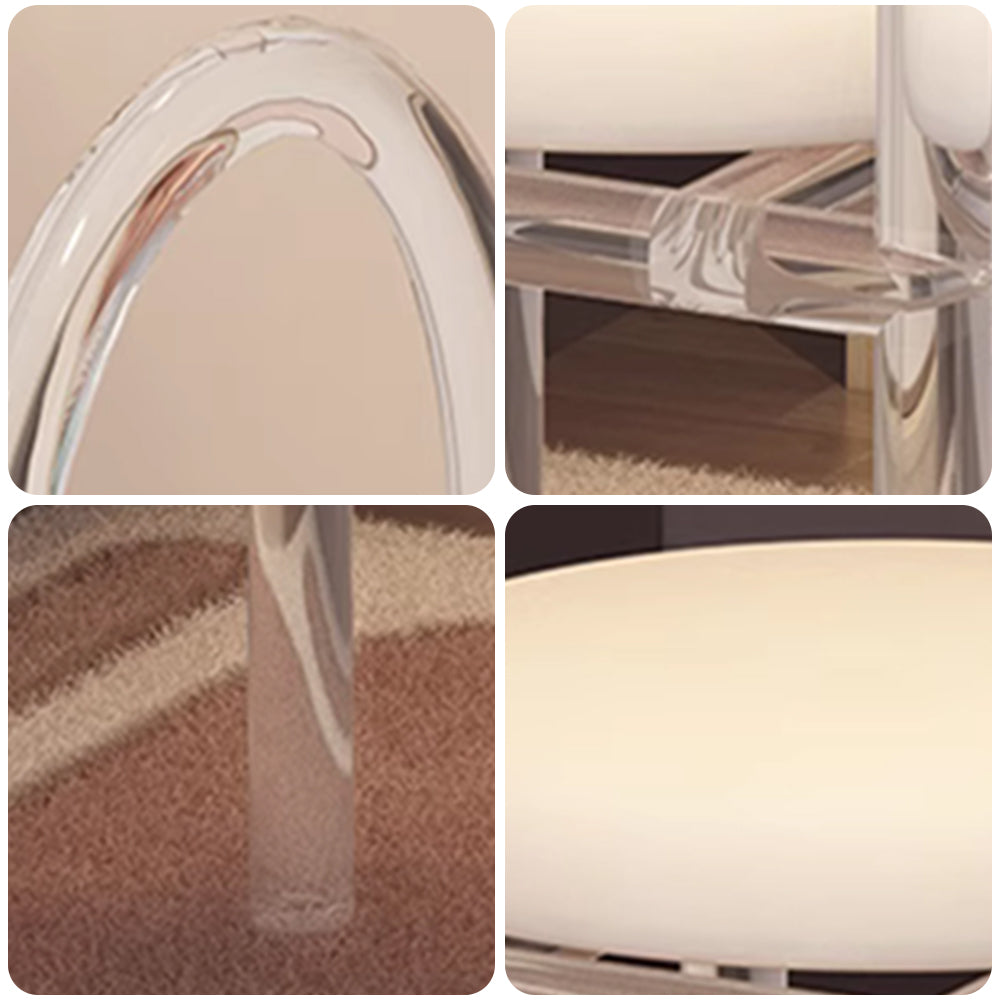 LIVARA DC1080 Acrylic Material Dining Chair Modern Minimalist Style