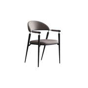 LIVARA DC1109 Faux Leather Fabric Dining Chair Stainless Steel Legs