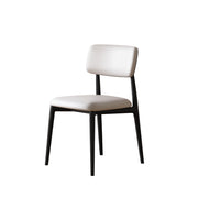 LIVARA DC1128 PU Leather Fabric Dining Chair Ash Wood Frame