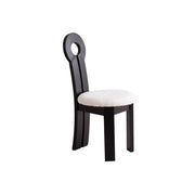 LIVARA DC1130 Velvet Fabric Dining Chair Ash Wood Frame