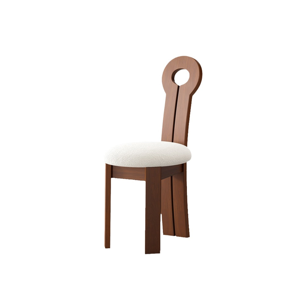 LIVARA DC1130 Velvet Fabric Dining Chair Ash Wood Frame