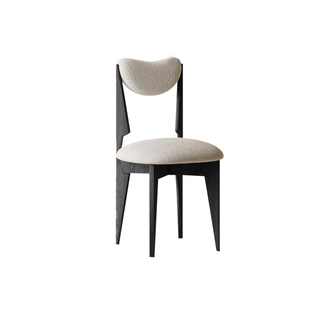 LIVARA DC1135 Ash Wood Dining Chair Modern Casual Style