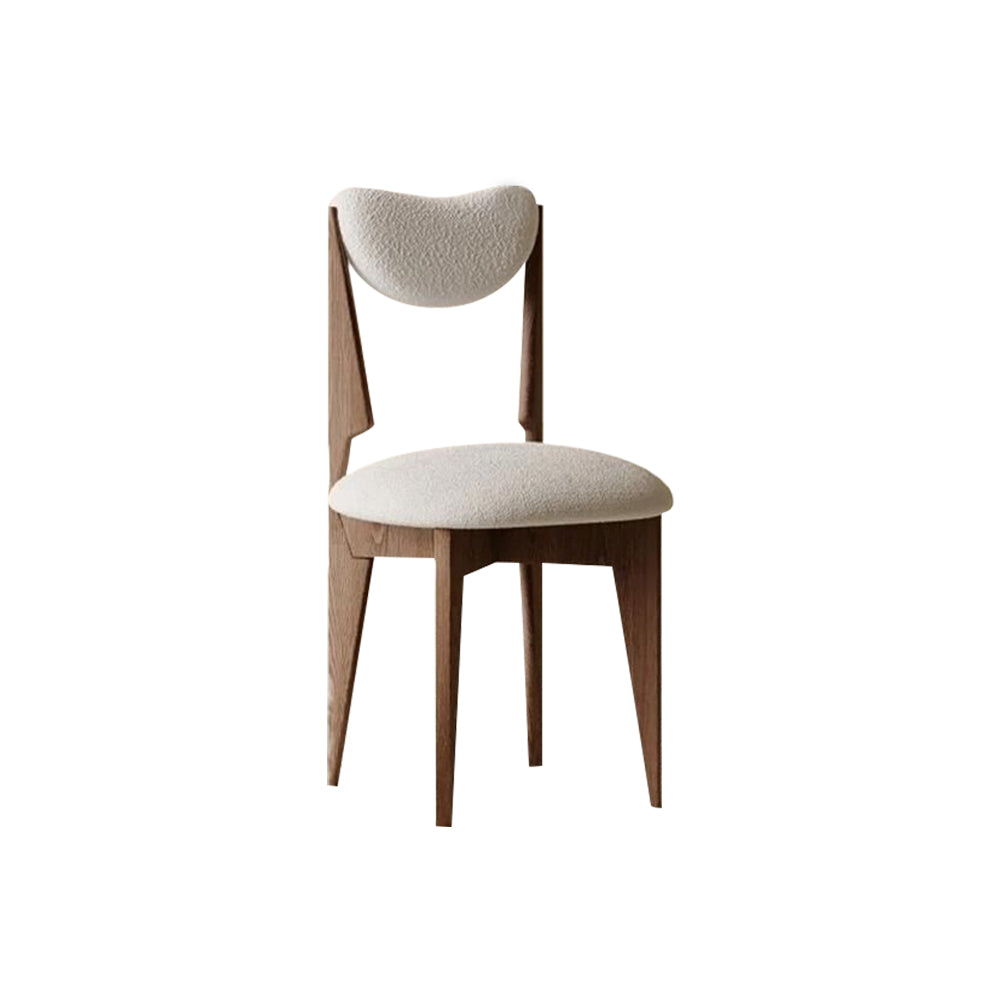 LIVARA DC1135 Ash Wood Dining Chair Modern Casual Style