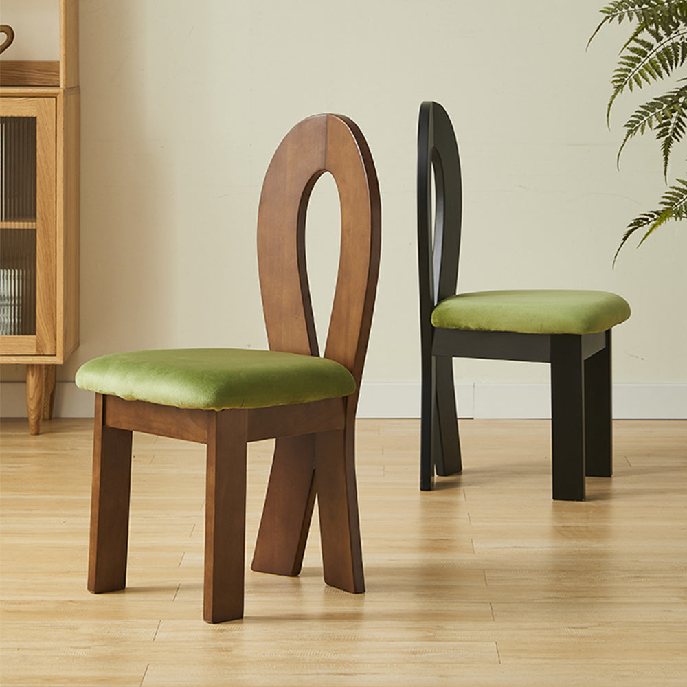 LIVARA DC1136 French Vintage Style Dining Chair Rubber Wood Frame