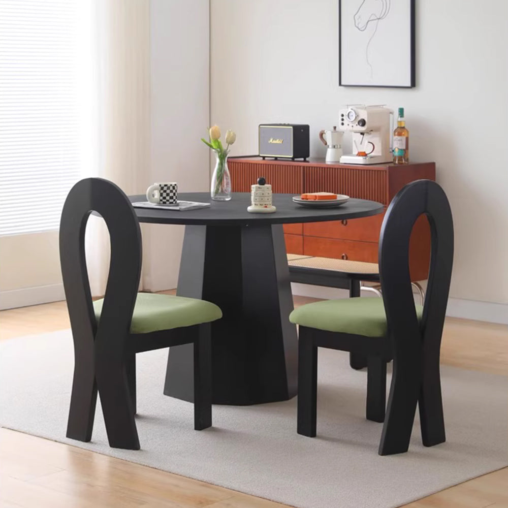 LIVARA DC1136 French Vintage Style Dining Chair Rubber Wood Frame