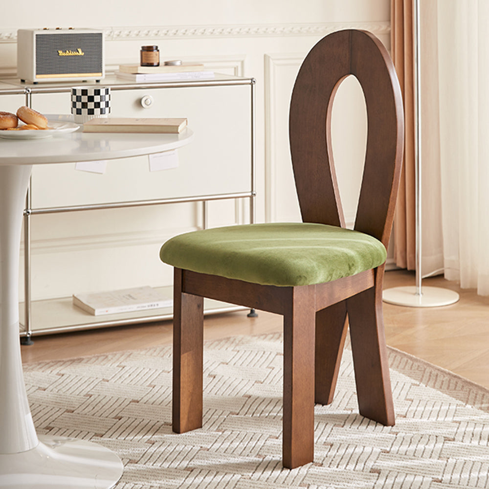 LIVARA DC1136 French Vintage Style Dining Chair Rubber Wood Frame