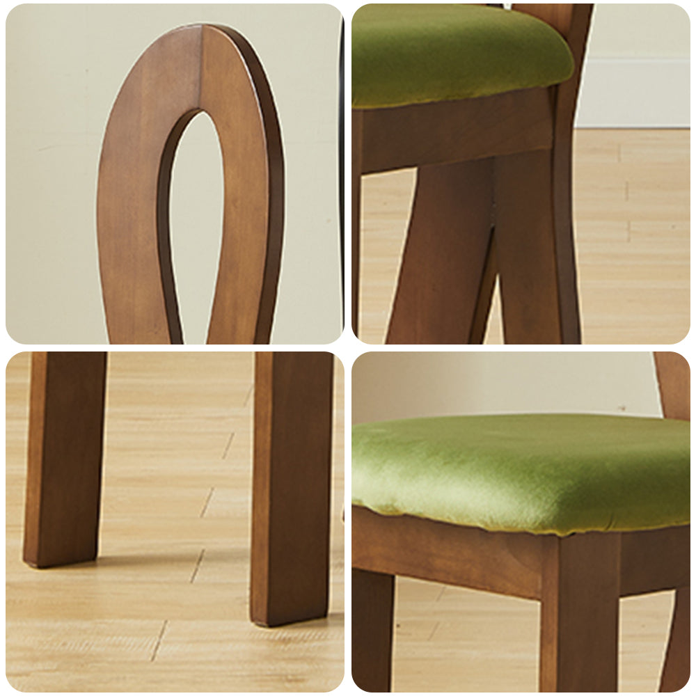 LIVARA DC1136 French Vintage Style Dining Chair Rubber Wood Frame