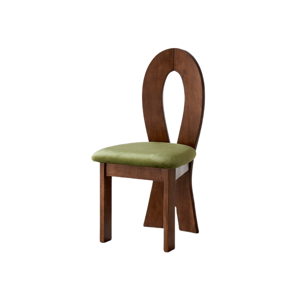 LIVARA DC1136 French Vintage Style Dining Chair Rubber Wood Frame