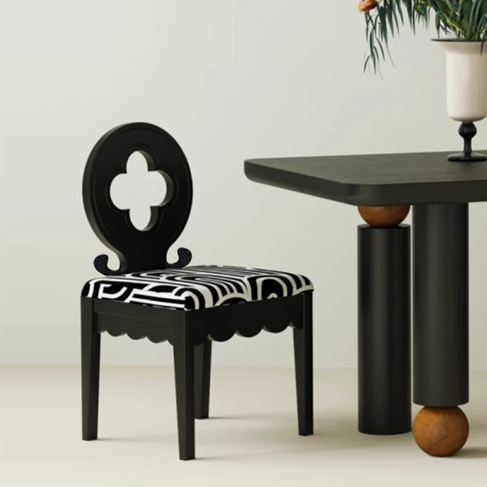 LIVARA DC1137 Vintage Style Dining Chair Ash Wood Frame