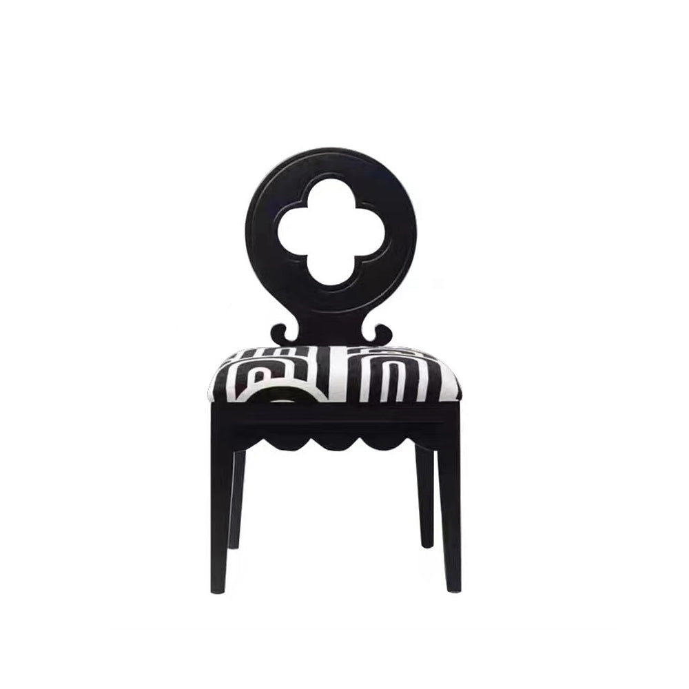 LIVARA DC1137 Vintage Style Dining Chair Ash Wood Frame