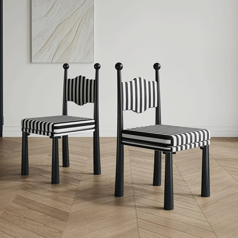 LIVARA DC1141 Vintage Style Dining Chair Ash Wood Frame