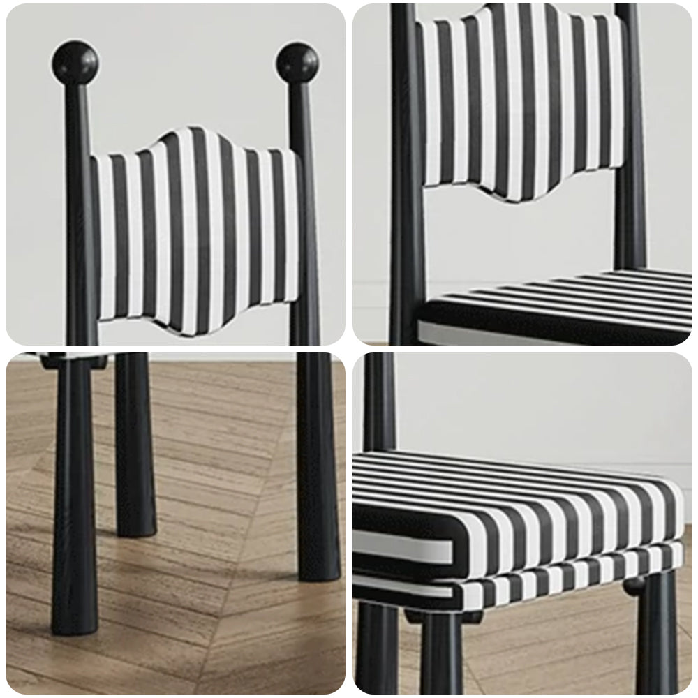 LIVARA DC1141 Vintage Style Dining Chair Ash Wood Frame