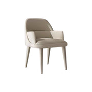 LIVARA DC1151 Matte Fabric Dining Chair Solid Wood Frame