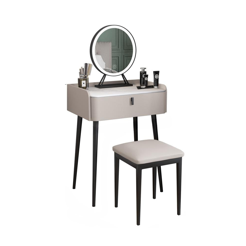 LIVARA DR1020 60cm Rock Countertop Solid Wood Cabinet Dressing Table