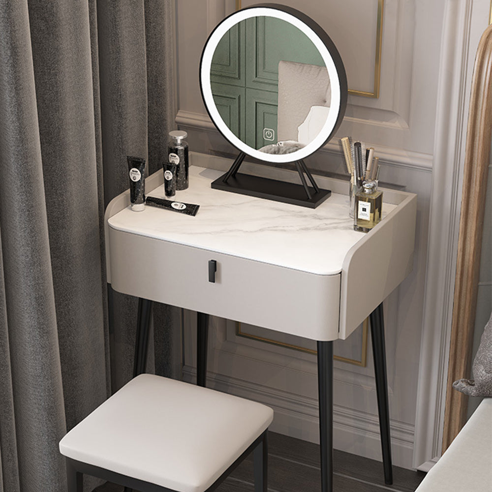 LIVARA DR1020 60cm Rock Countertop Solid Wood Cabinet Dressing Table