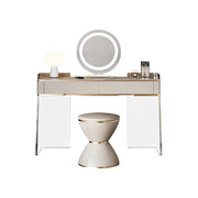 LUXORA DR1040 80-120cm Rock Countertop Solid Wood Cabinet Dressing Table