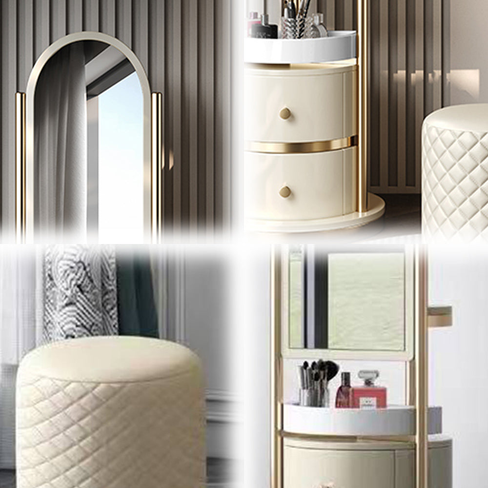 LIVARA DR1055 50cm Multi-Functional Rotating Storage Dressing Table