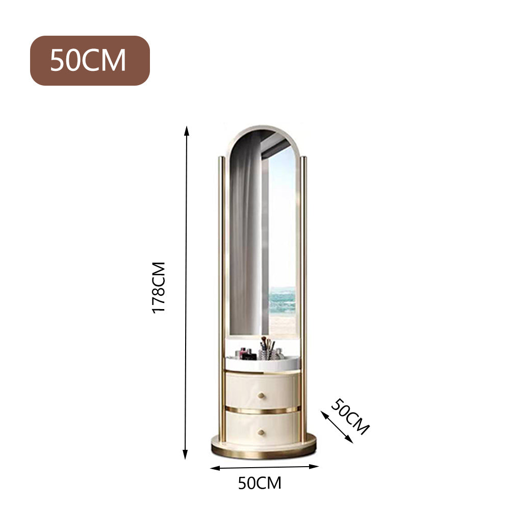 LIVARA DR1055 50cm Multi-Functional Rotating Storage Dressing Table