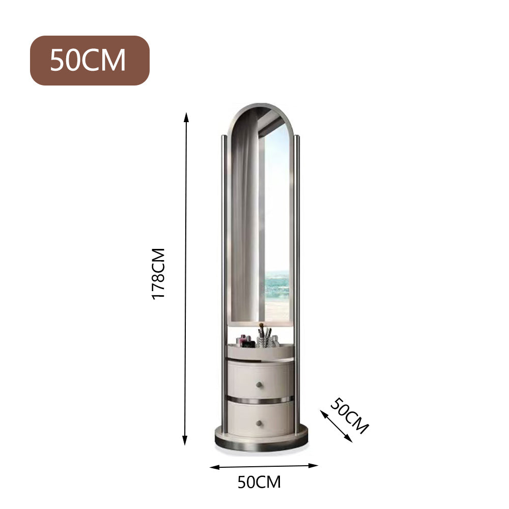 LIVARA DR1056 50cm Multi-Functional Rotating Storage Dressing Table