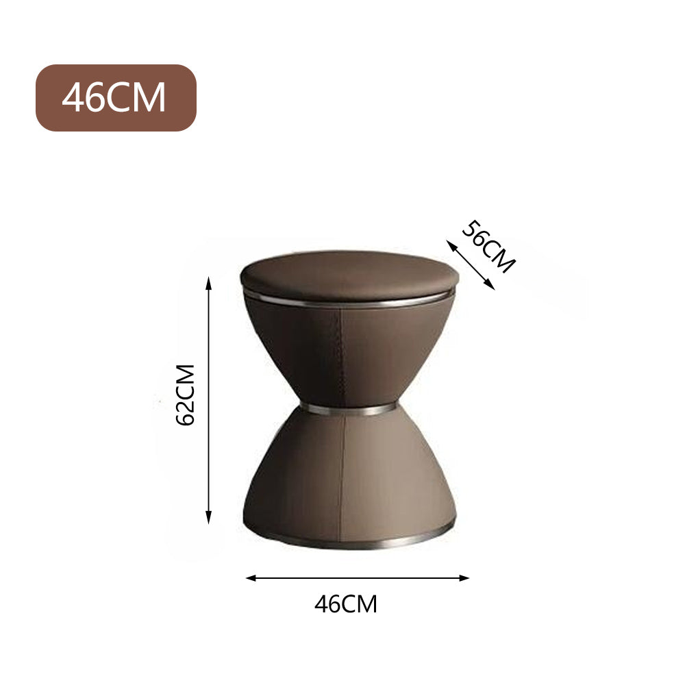 LUXORA DR1058 80-120cm Carbon Steel Solid Wood Countertop Dressing Table With LED Mirror