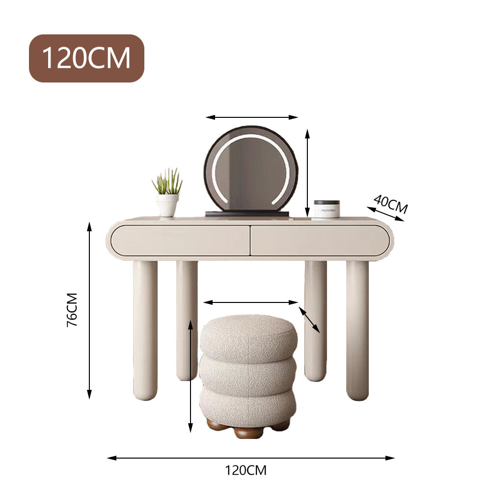 LIVARA DR1086 120cm Modern Fashion Style Solid Wood Vanity Table
