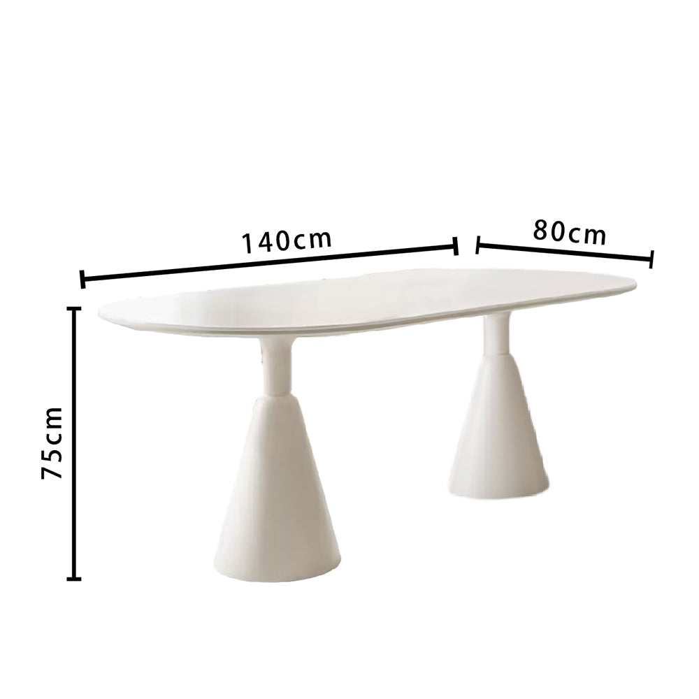 LIVARA DT1001 Minimalist Style 140-160-180cm Sintered Stone Dining Table and Chairs