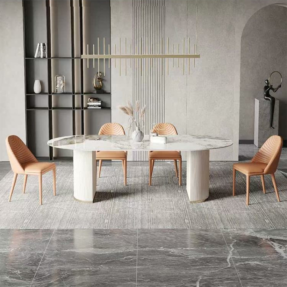 LUXORA DT1003 Minimalist Style 140-160-180cm Sintered Stone Dining Table