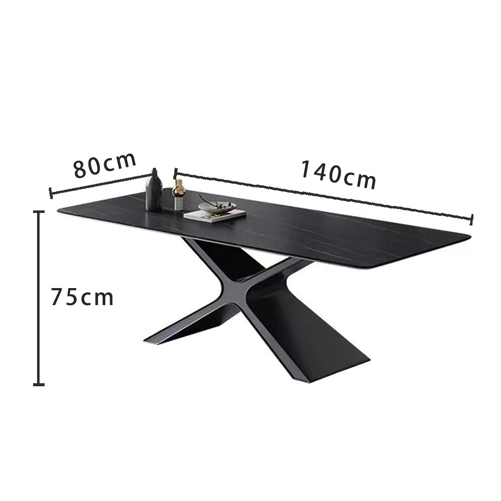 LUXORA DT1022 Modern Simplicity Style 140-160-180cm Sintered Stone Dining Table