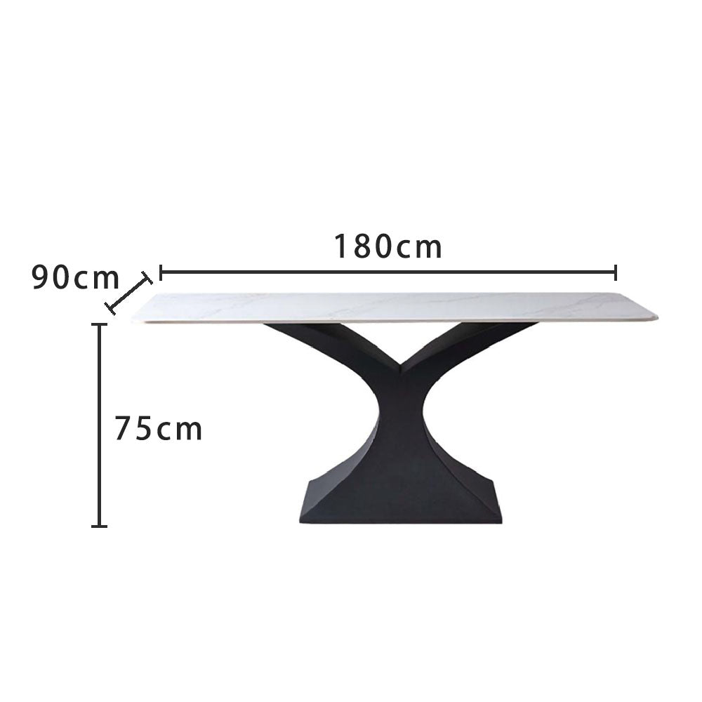 LUXORA DT1025 Modern Simplicity Style 140-160-180cm Sintered Stone Dining Table