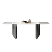 LIVARA DT1031 Modern Minimalist Style 140-160-180cm Sintered Stone Dining Table