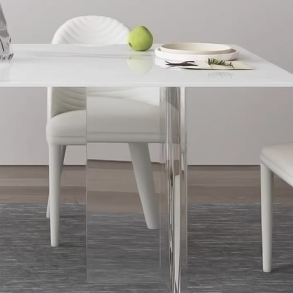 LUXORA DT1036 Minimalist Style 140-160-180cm Sintered Stone Dining Table