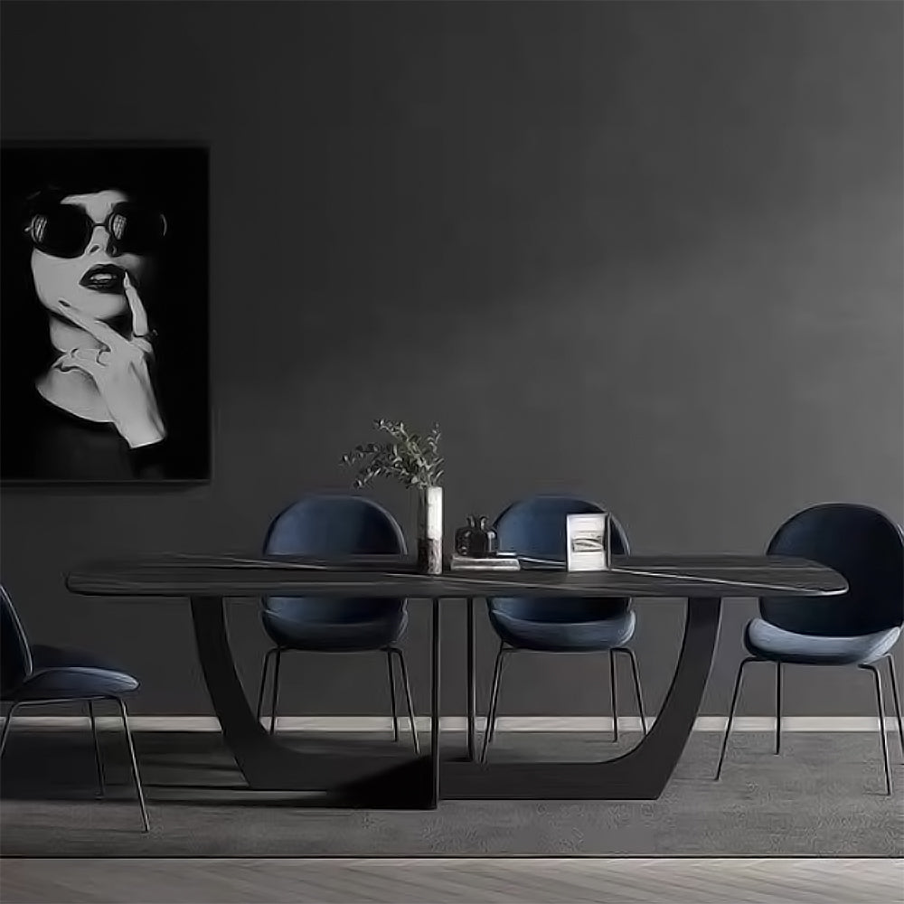 LUXORA DT1039 Minimalist Style 140-160-180cm Sintered Stone Dining Table
