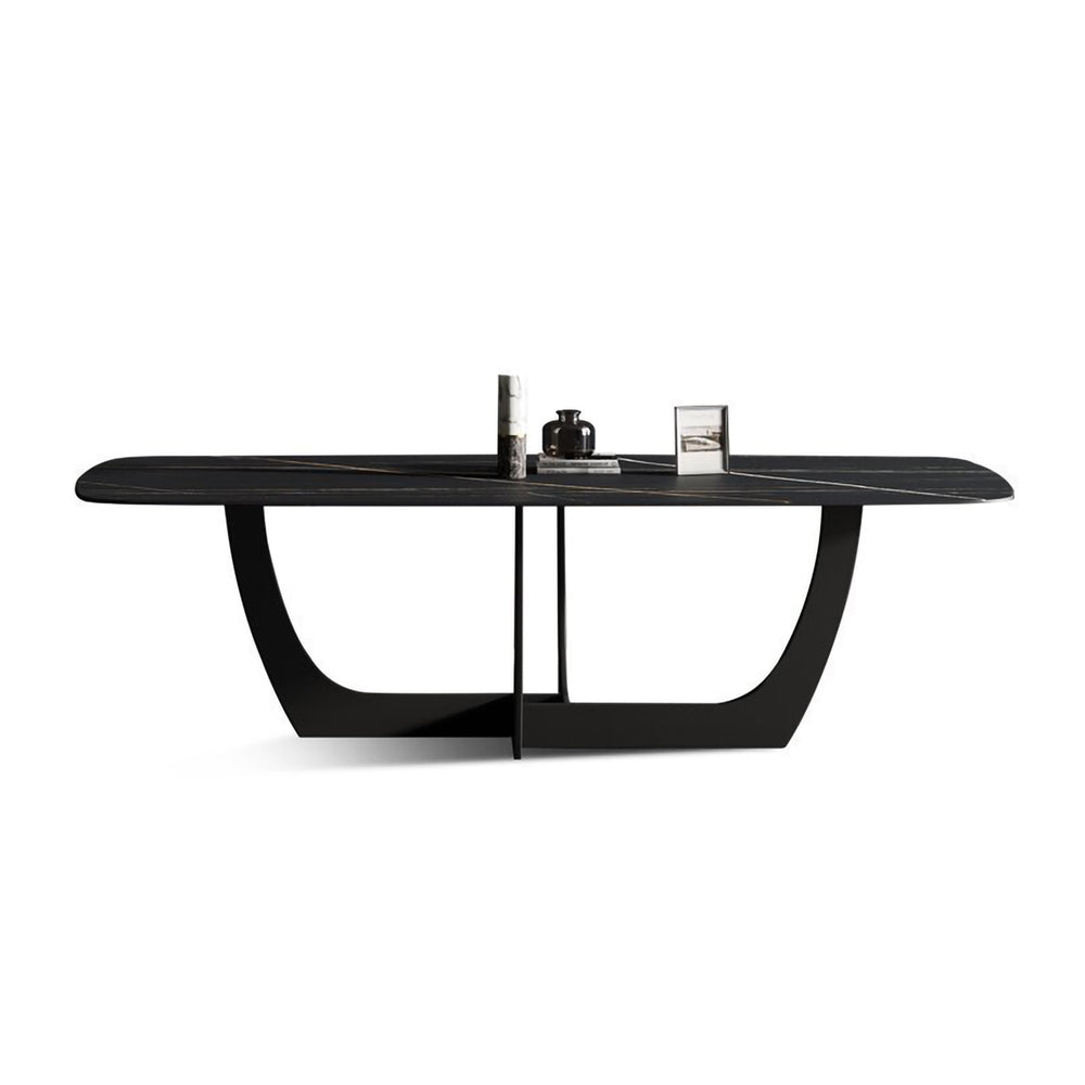 LUXORA DT1039 Minimalist Style 140-160-180cm Sintered Stone Dining Table