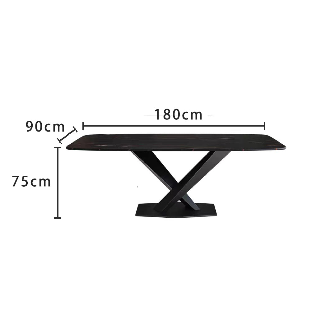 LIVARA DT1040 Modern Simplicity Style 140-160-180-200cm Sintered Stone Dining Table