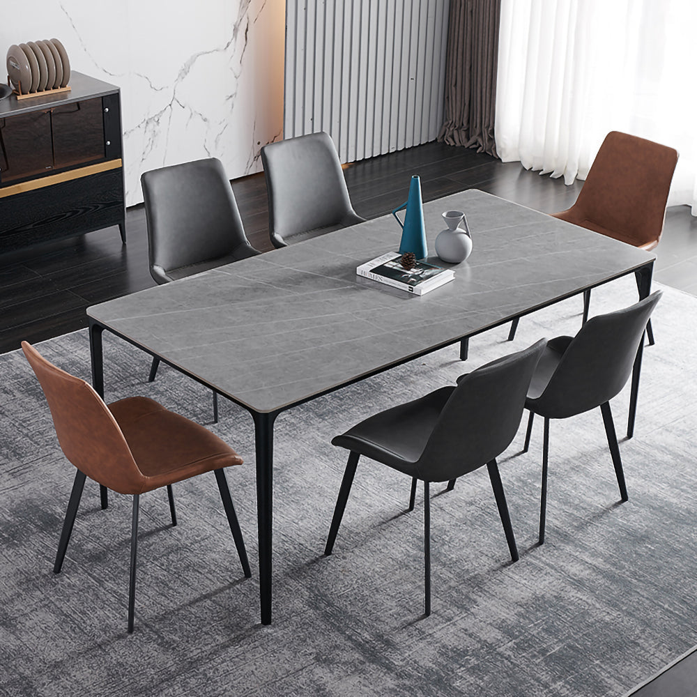 LIVARA DT1041 Minimalist Style 140-160-180cm Sintered Stone Dining Table