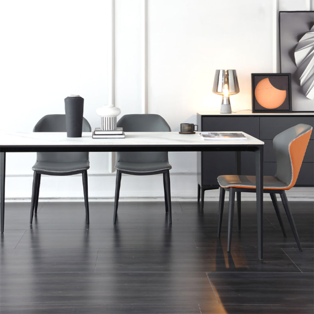 LIVARA DT1041 Minimalist Style 140-160-180cm Sintered Stone Dining Table