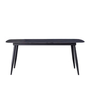 LIVARA DT1042 Minimalist Style 130-140-160-180cm Sintered Stone Dining Table