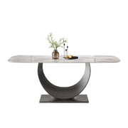 LUXORA DT1062 Modern Simplicity Style 140-160-180cm Sintered Stone Dining Table