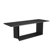 LIVARA DT1065 Modern Simplicity Style 140-160-180cm Sintered Stone Dining Table-Black