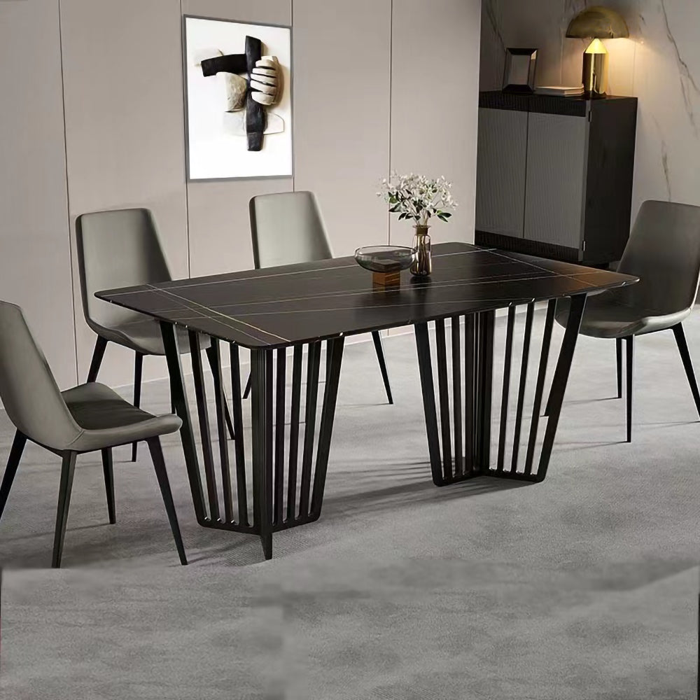 LUXORA DT1066 Minimalist Style 130-140-160-180cm Sintered Stone Dining Table