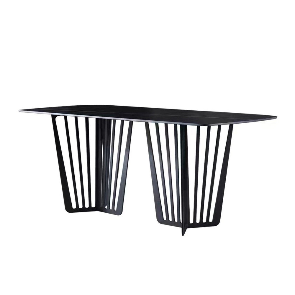 LUXORA DT1066 Minimalist Style 130-140-160-180cm Sintered Stone Dining Table