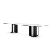 LIVARA DT1067 Minimalist Style 130-140-160-180cm Sintered Stone Dining Table