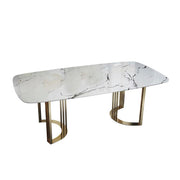 LUXORA DT1068 Light Luxury Style 130-140-160cm Sintered Stone Dining Table