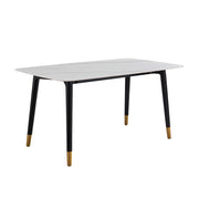 LIVARA DT1073 Light Luxury Style 120-140-160cm Sintered Stone Dining Table