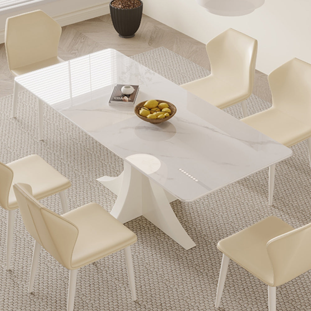 LUXORA DT1090 Minimalist Style 120-140-160-180cm Sintered Stone Dining Table
